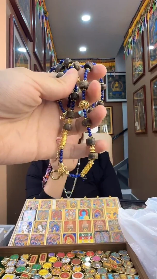 吊坠唐卡链-纯手绘唐卡