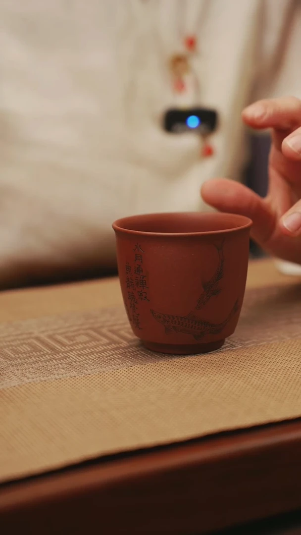 茶壶紫砂原矿底槽清水月主人杯