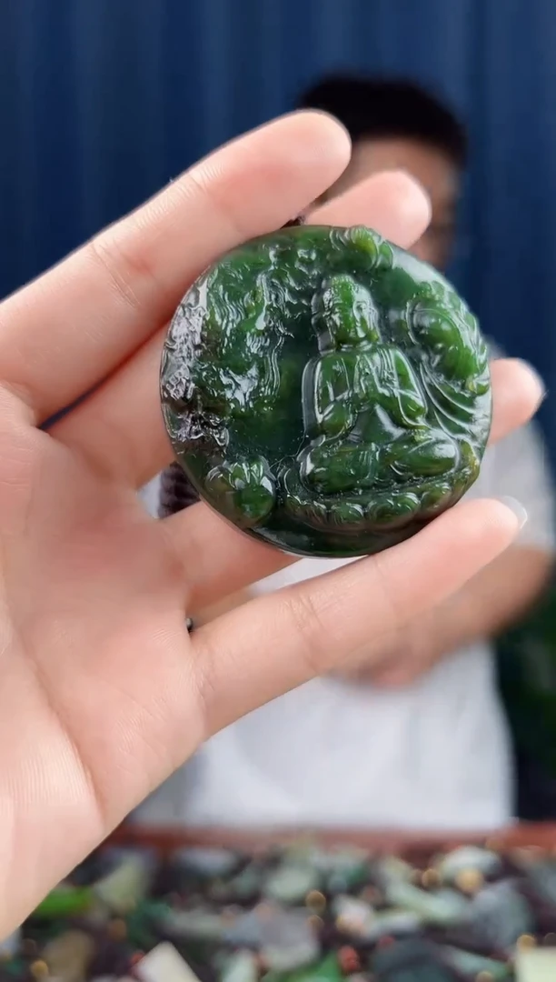 颈饰未镶嵌和田玉拍一发一，多样性发货