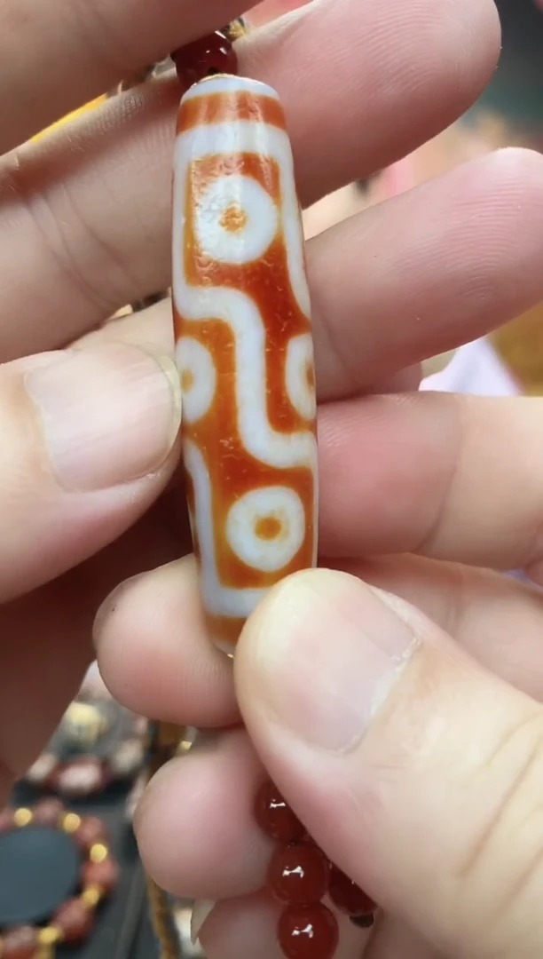 未镶嵌项链玛瑙/玉髓九眼吊坠