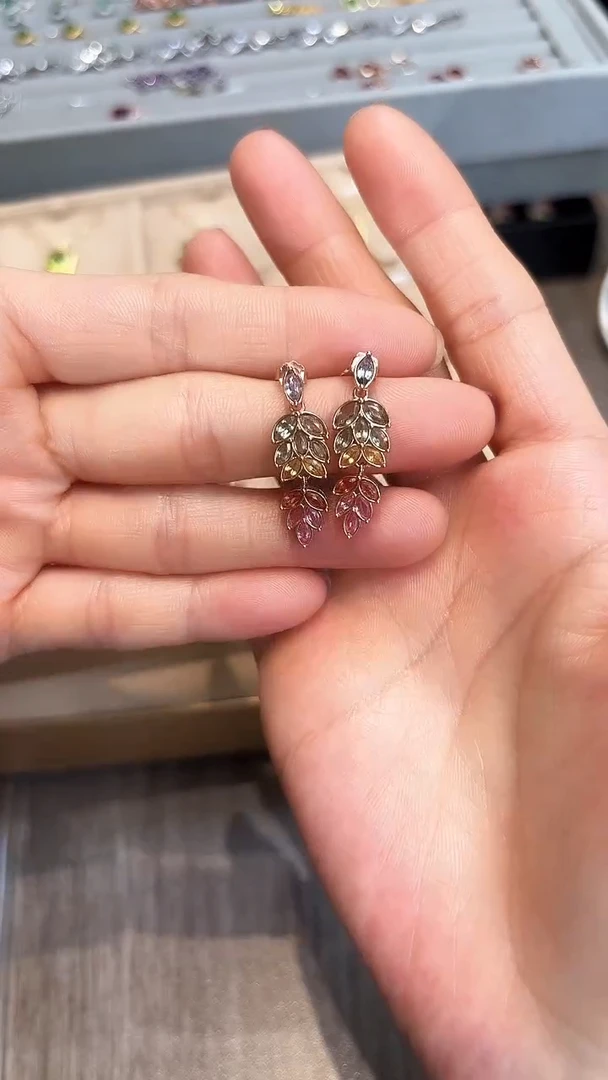 【闪购商品】蓝宝石耳饰银S925镶嵌04