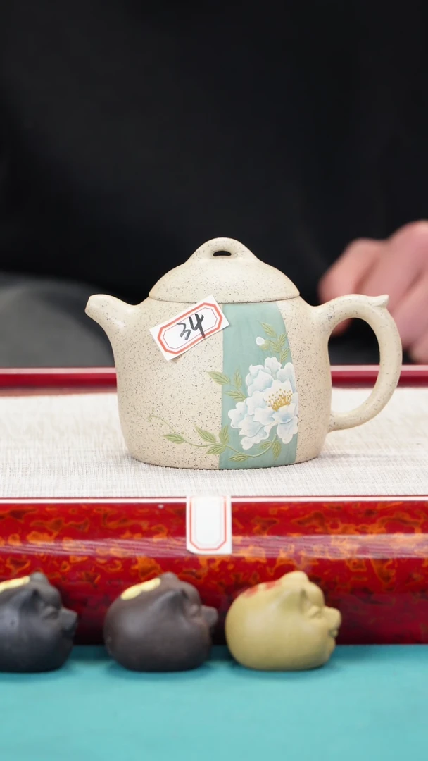 【闪购商品】紫砂茶壶34号 紫砂作品 秦权 ....