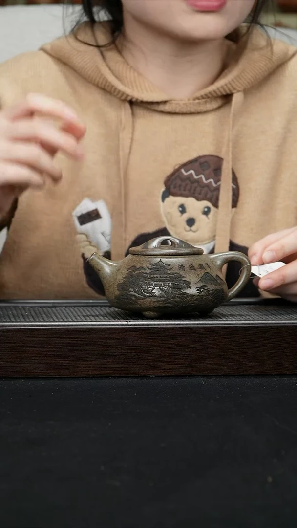 【闪购商品】紫砂茶杯宜兴紫砂壶280cc0413