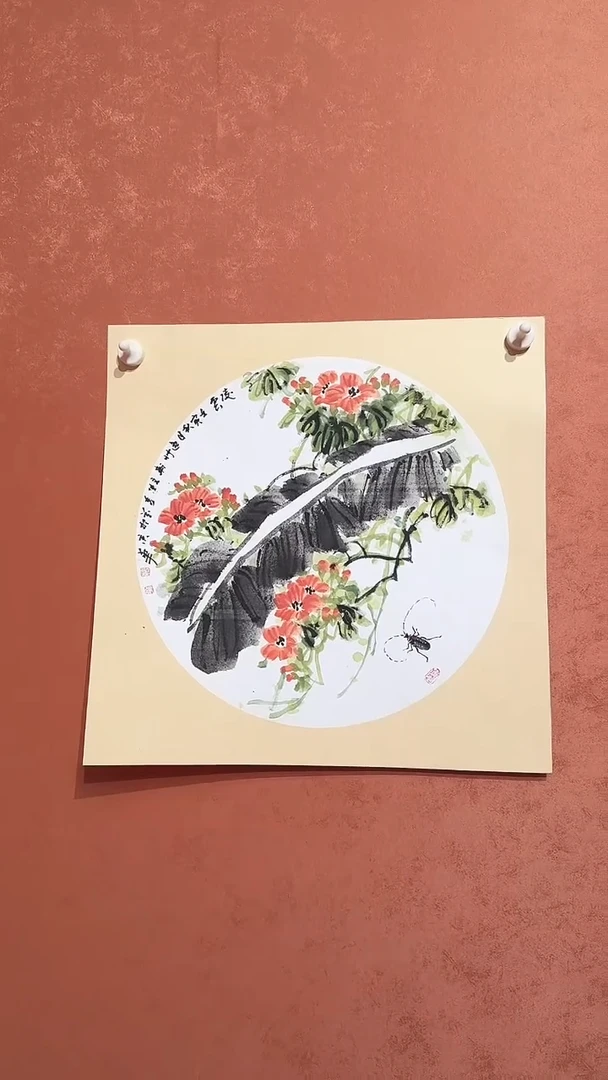 绘画花鸟画两平尺