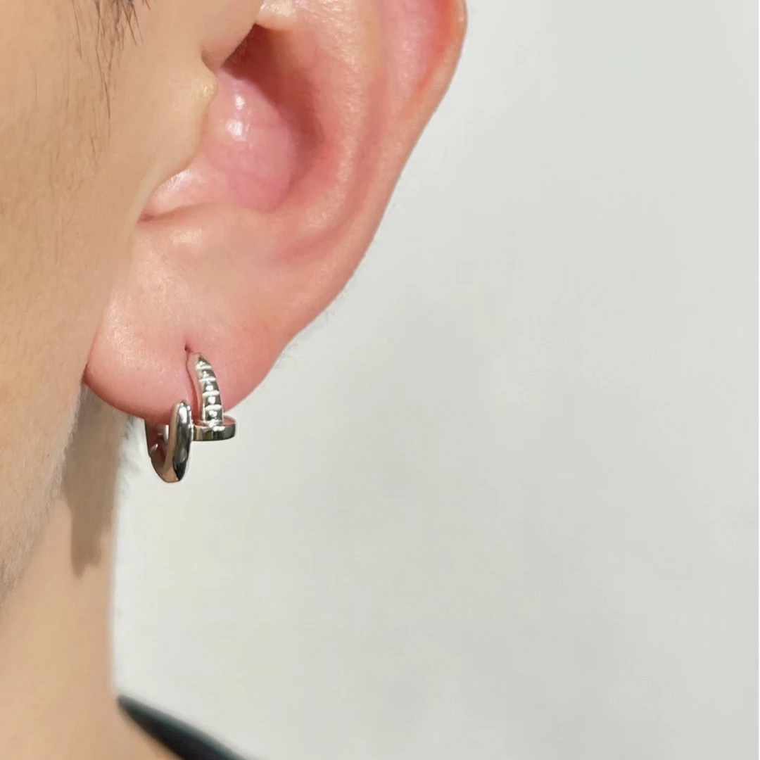 合金耳饰 钉子耳环气质时尚男生 女生个性