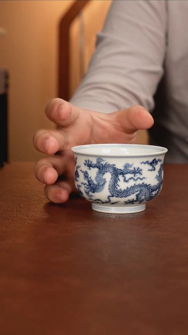 景德镇青花瓷手绘茶具