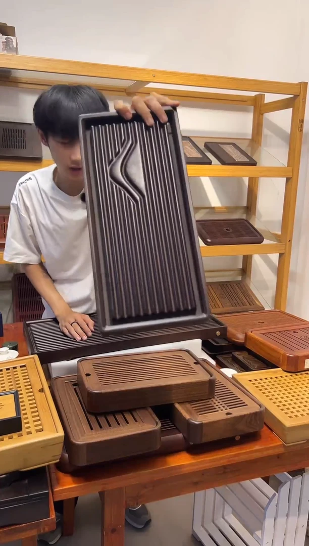 山脉排水家用茶盘