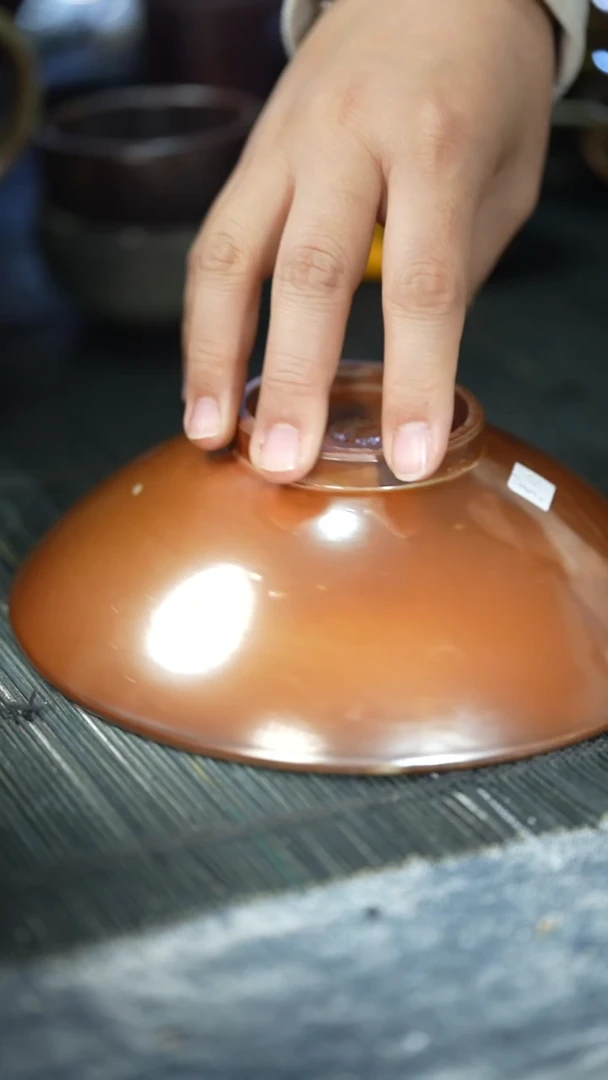 浪鬼家釉绘柴烧l****｀盘