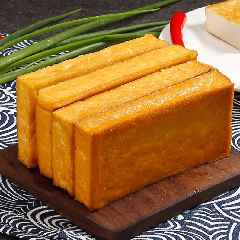 [农家妹丁丁]湖南白溪豆腐干子农家风味传统手工柴火烟熏香干