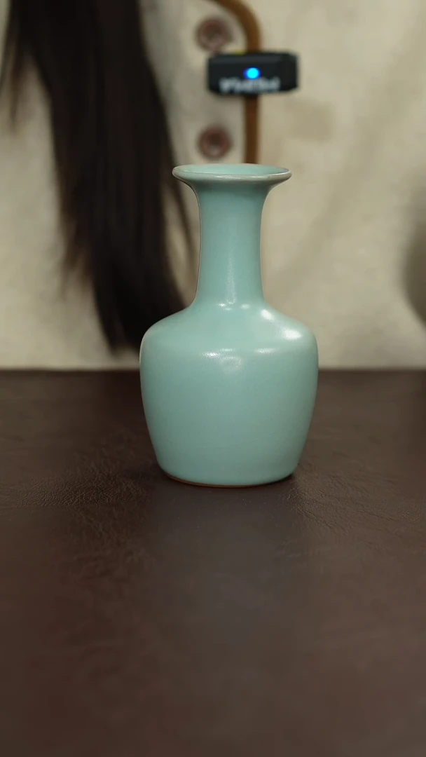 摆件陶原矿原釉汝宋汝瓷