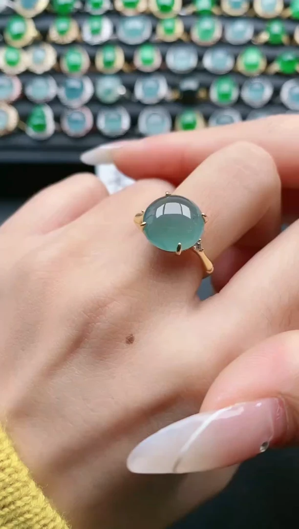 【闪购商品】翡翠戒指银S925镶嵌1111111