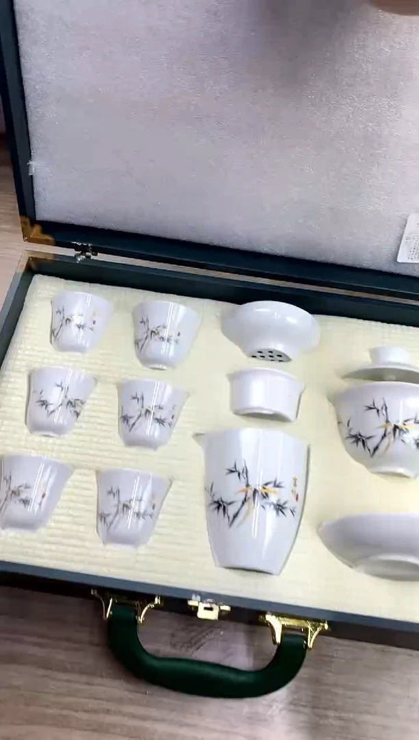 羊脂玉富竹礼盒装