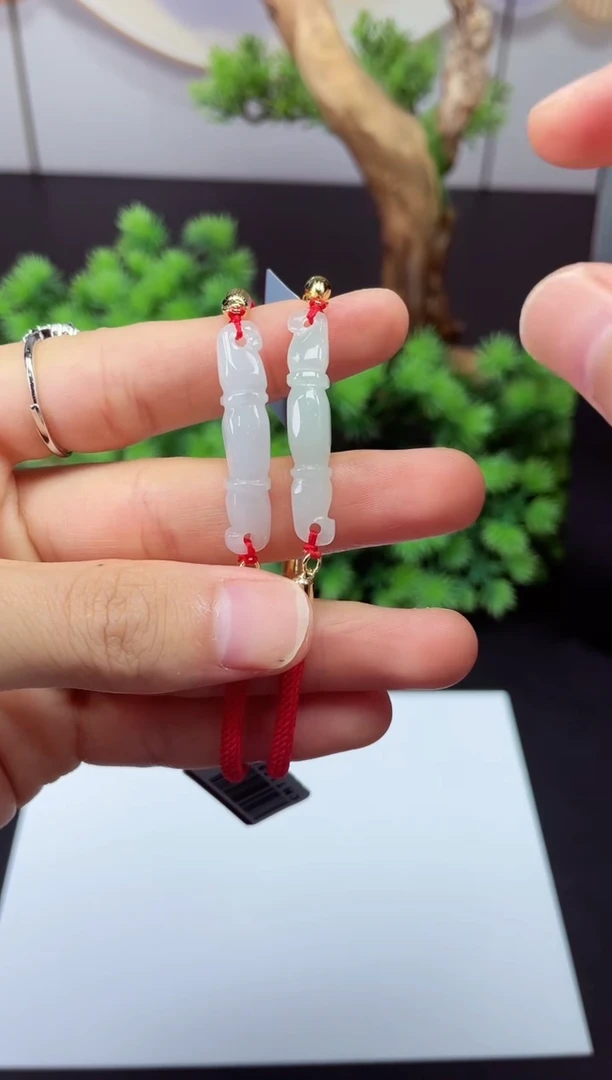 未镶嵌手绳翡翠藕节多样性发其一@@CMT