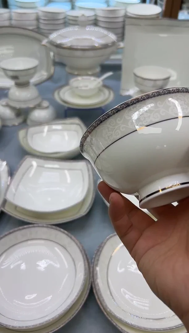 骨瓷玲珑5高10个