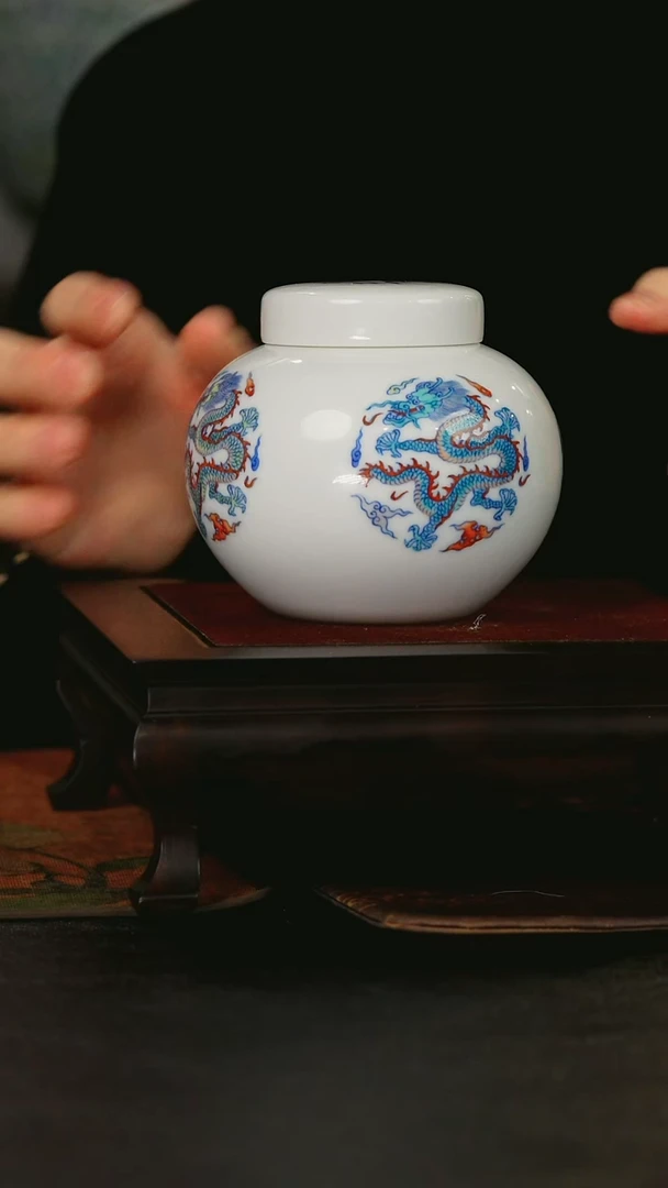 【闪购商品】栗子严选景德镇茶器@@涂杏花