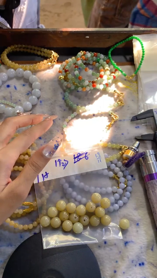 未镶嵌手链翡翠单珠天然缅甸翡翠多样性发货