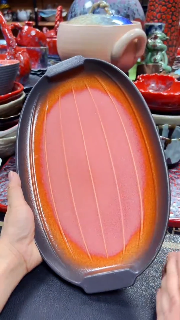 瓷片本店全场满20包邮鱼盘