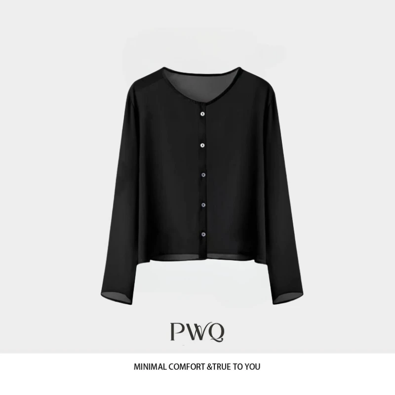 【纸片人】包包TD乔其单排扣微透E-2570901-XX