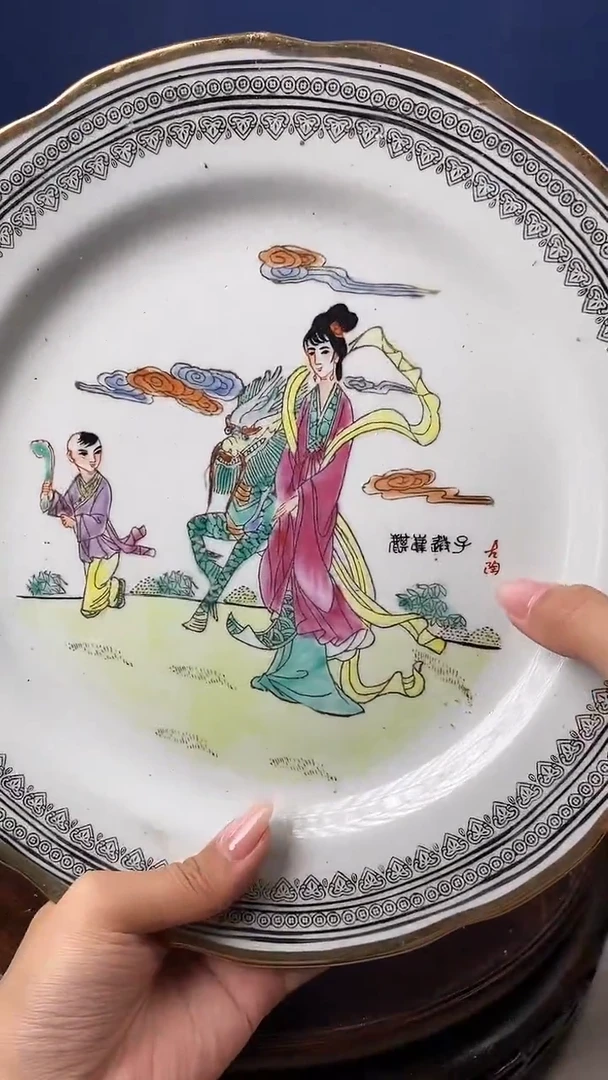其他微瑕景德镇窑厂瓷摆件单件