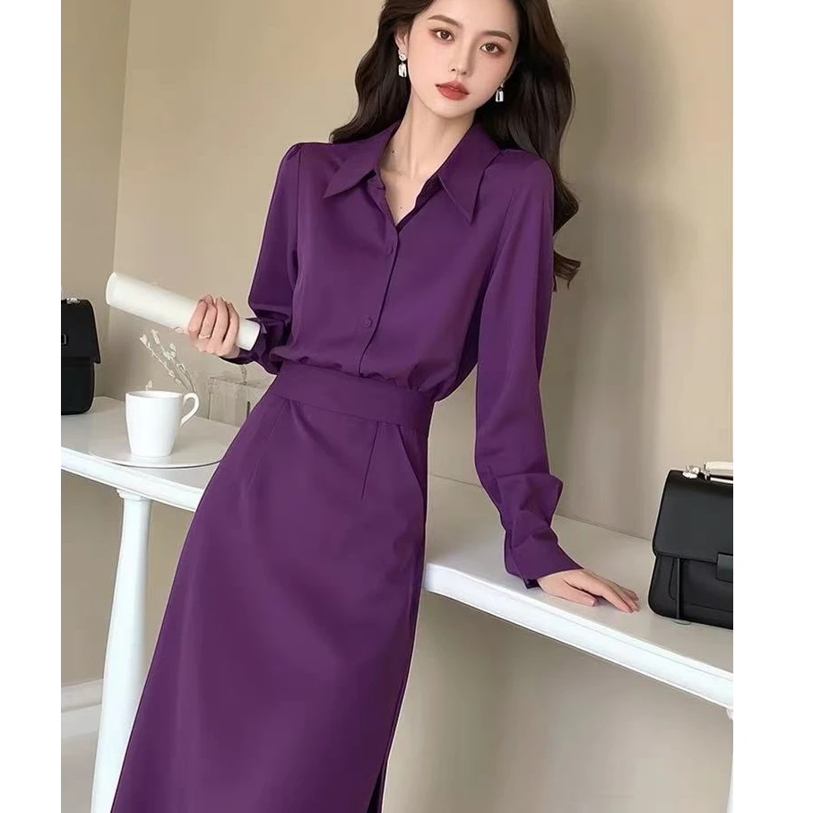 秋季穿搭干练气质强大轻奢高级老钱风松弛感女装贵气女装连衣裙