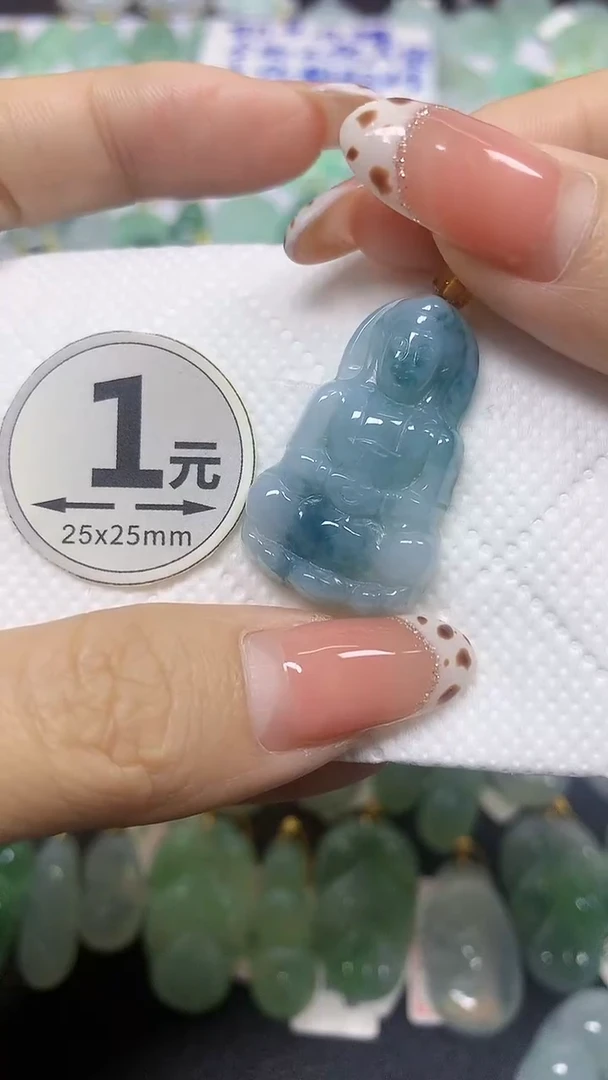 颈饰未镶嵌翡翠天然翡翠A货