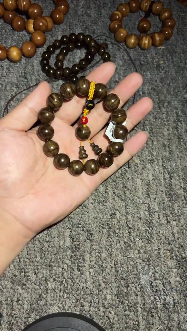 金丝楠手串/手链阴沉金丝楠1.5花纹款129