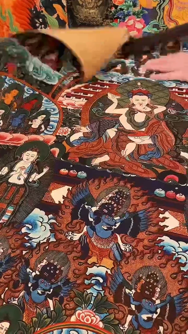 装裱画精美唐卡tk16309