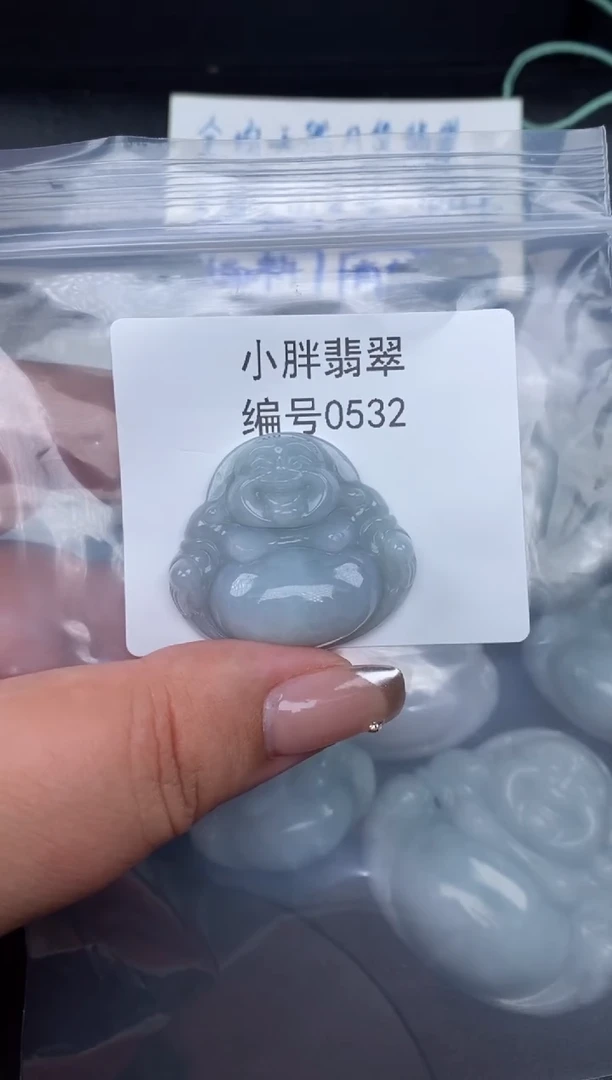 翡翠未镶嵌颈饰缅甸天然A货翡翠（卡30+）0532