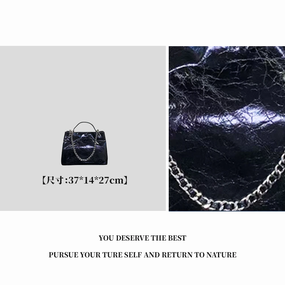 【特特甄选】J-9043-黑色百搭女士小众单肩斜跨小香风时尚