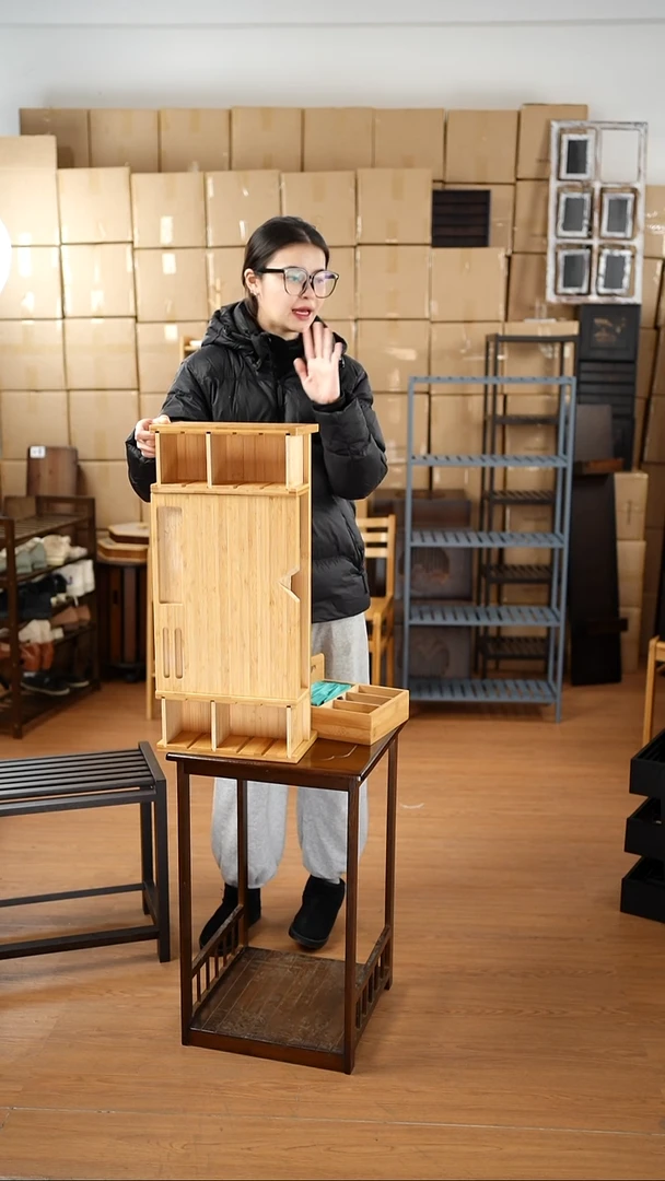 竹可**平竹制电脑增高架升级款