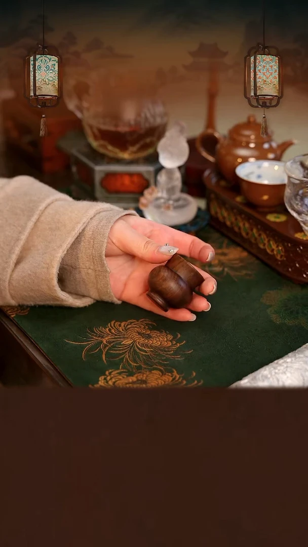 黑檀木香插
