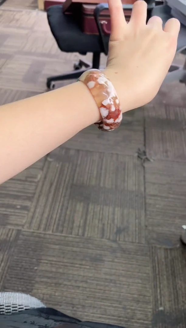未镶嵌手镯石英质玉尘*丷圈口（赠品镯心）