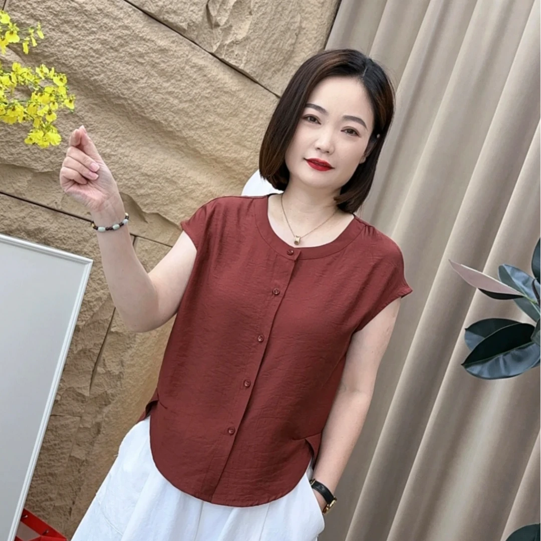 0717夏季爆款新款显瘦休闲洋气宽松衬衫上衣女
