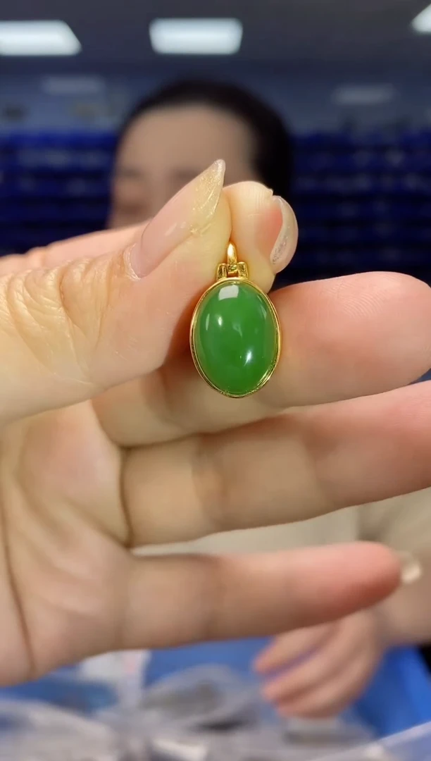 【闪购商品】和田玉DZ5081银S925镶嵌DZ5081