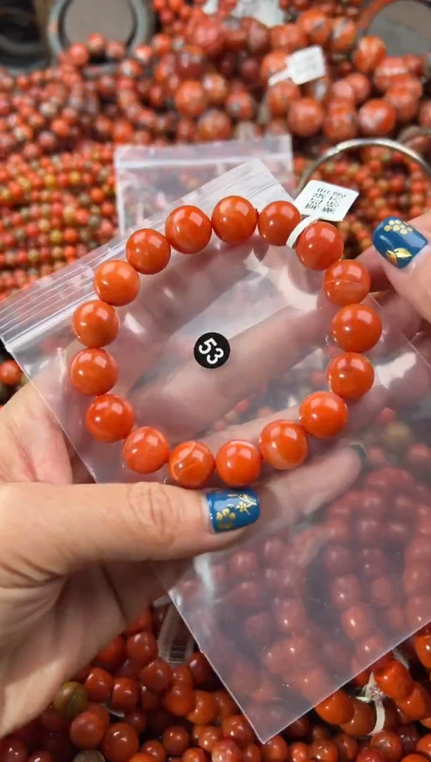 未镶嵌手串南红玛瑙12+