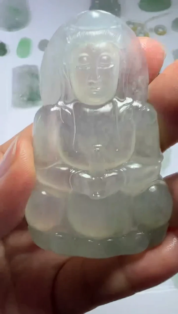 未镶嵌定制翡翠观音