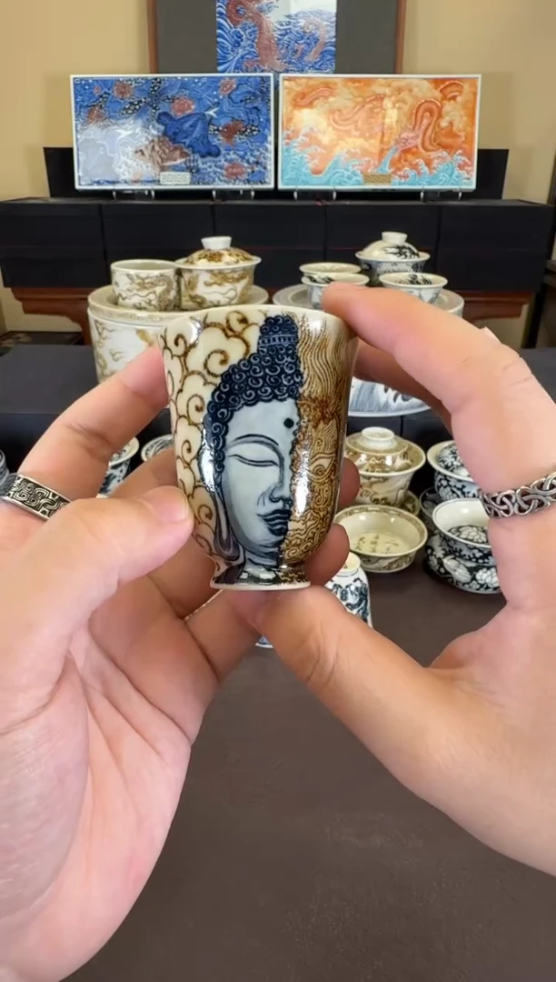 二号釉一念之间闻香杯