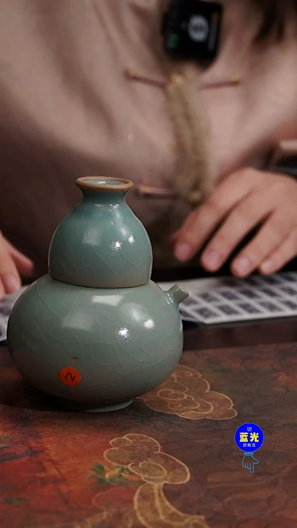 摆件瓷瑕品清凉寺原矿釉独酌403