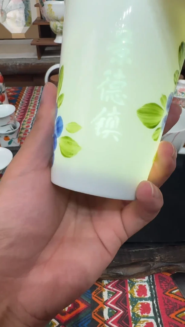 瓷片陶瓷景德镇高温釉下陶瓷清仓浮力价