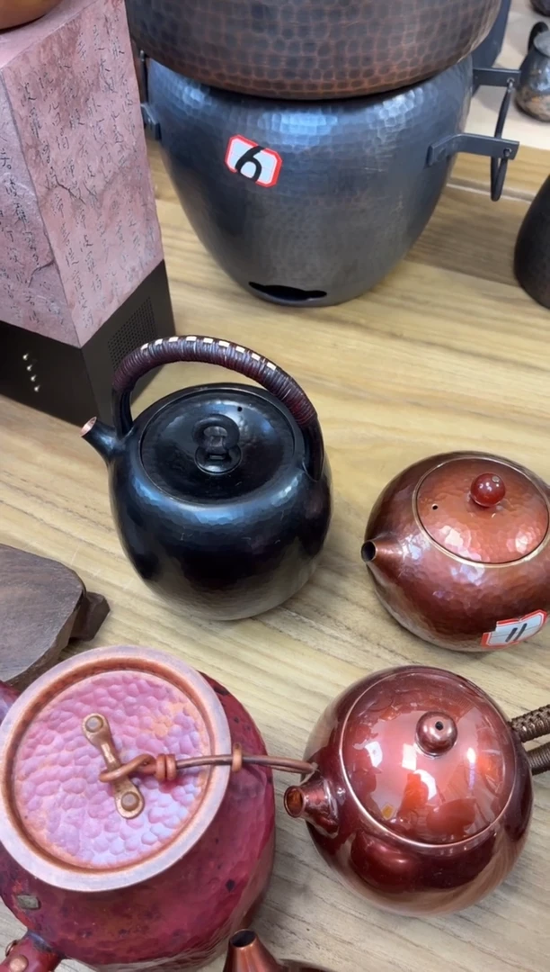 感***药黑色日式龙蛋小提梁壶