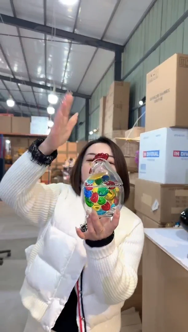 琉璃清宣花瓶花器U-早2