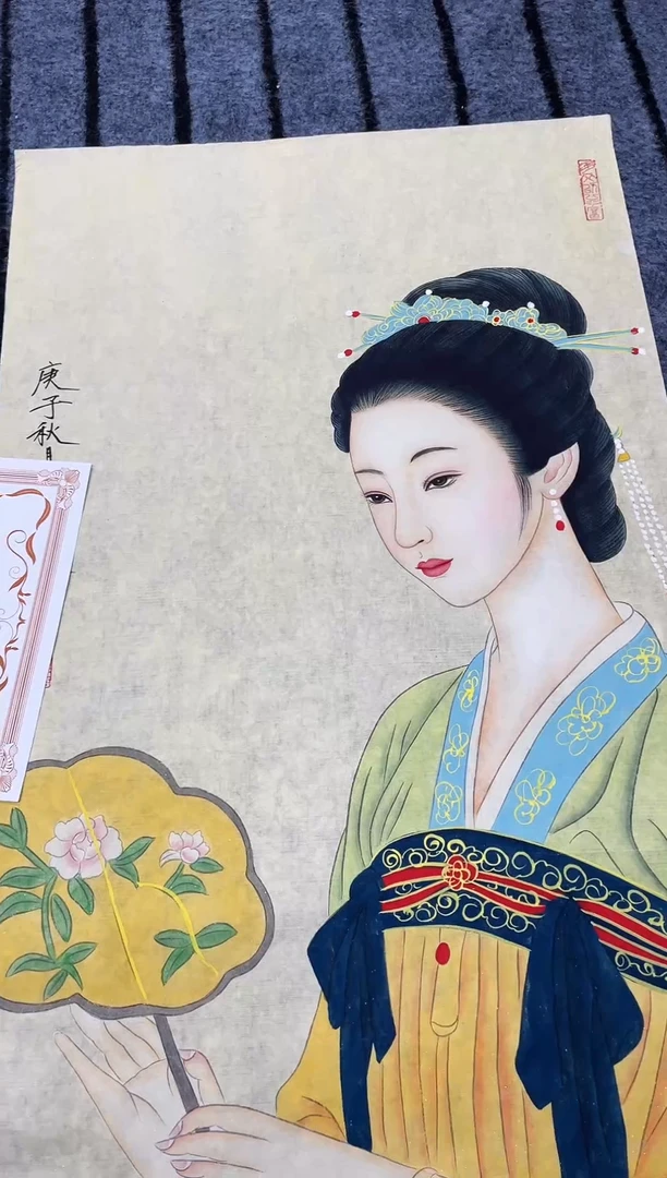 国画精品开三人物