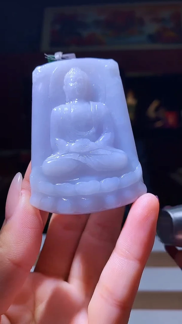 【闪购商品】定制翡翠未镶嵌1034hm-毛货挂件