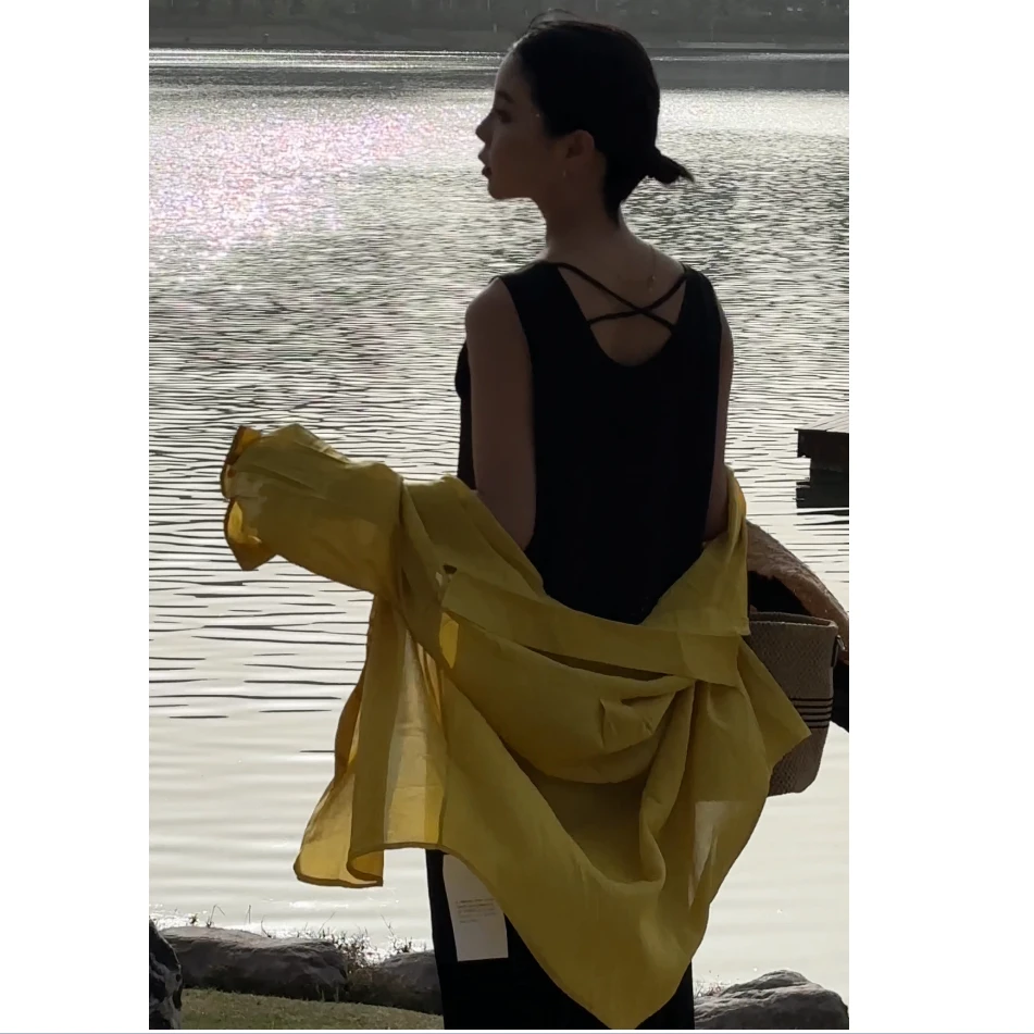 DEZI宝藏衣橱洋气衬衣加设计感吊带裙女套装LS85161066