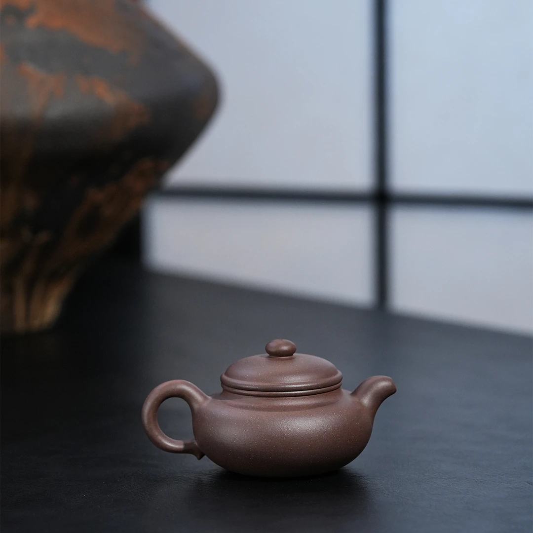 【顶蜀】兰言仿古壶新手必备精挑紫泥丨宜兴紫砂壶高端茶器茶具