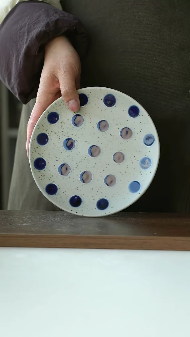 【闪购商品】陶瓷蓝宝石甜品碟16ml@4-2@