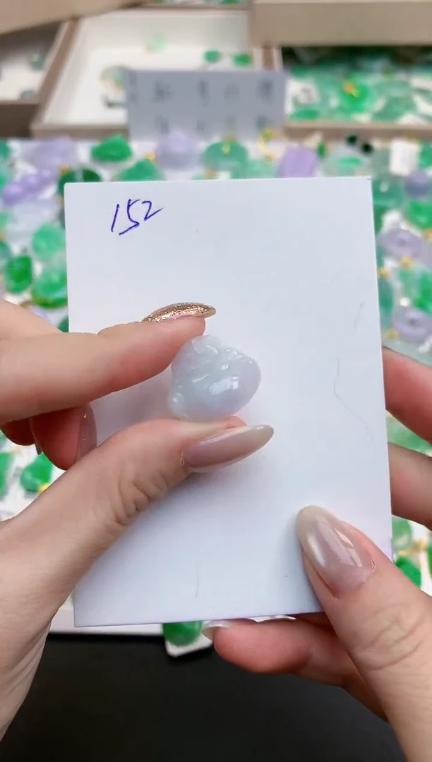 颈饰未镶嵌翡翠天然缅甸A货翡翠