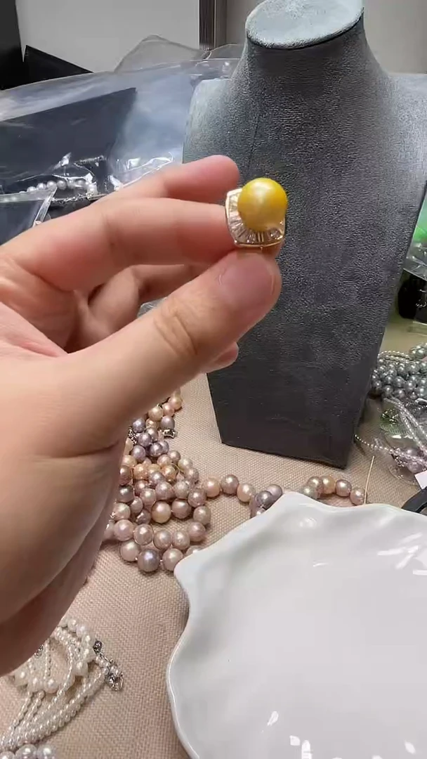 淡水珍珠戒指未镶嵌379
