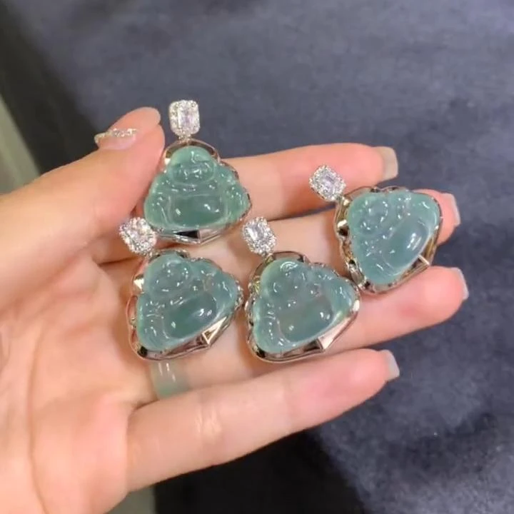 关漂亮【逍遥严选】天然A货翡翠佛公吊坠*222/314/多样性发/1件