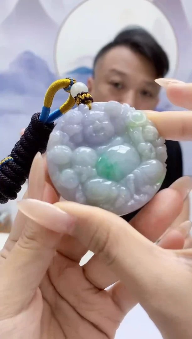 定制翡翠未镶嵌4969xx-毛货挂件59